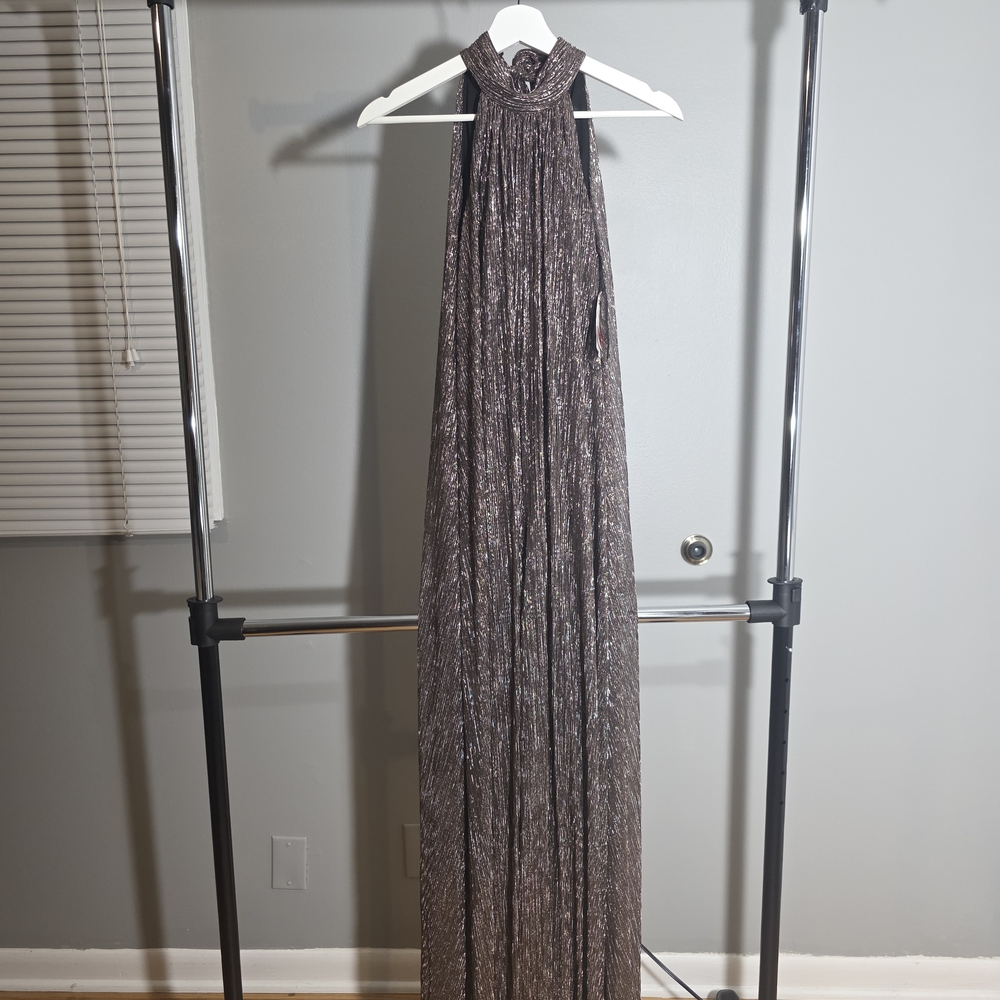 Elegant Metallic Jumpsuit